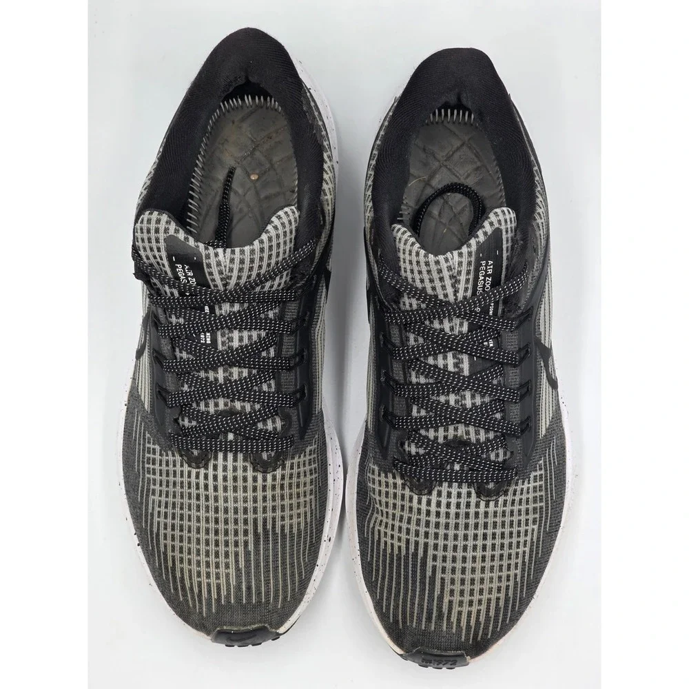 Nike Air Zoom Pegasus 39 Women 8.5 Black Grey Running Shoes DH4072-005 No Insole